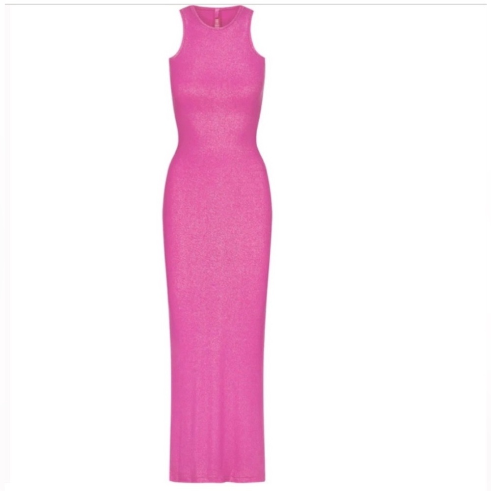 SKIMS Soft Lounge Shimmer Racerback Dress - Limited Edition